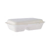 Bio Degradable Lunch Box In 2 Compartment-500 Pieces