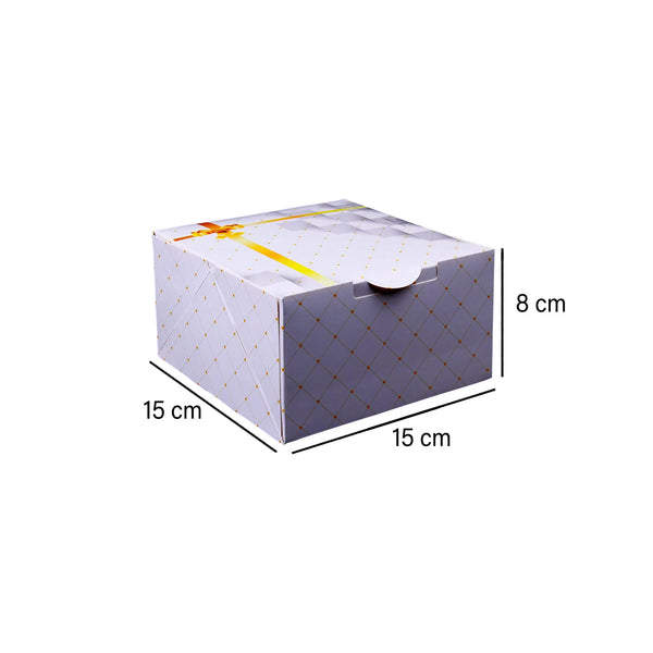 100Pieces Cake Box 15 x 15 cm - hotpack.bh