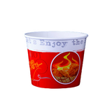 100 Pieces Paper Chicken Bucket With Lid - Small, 85 Oz