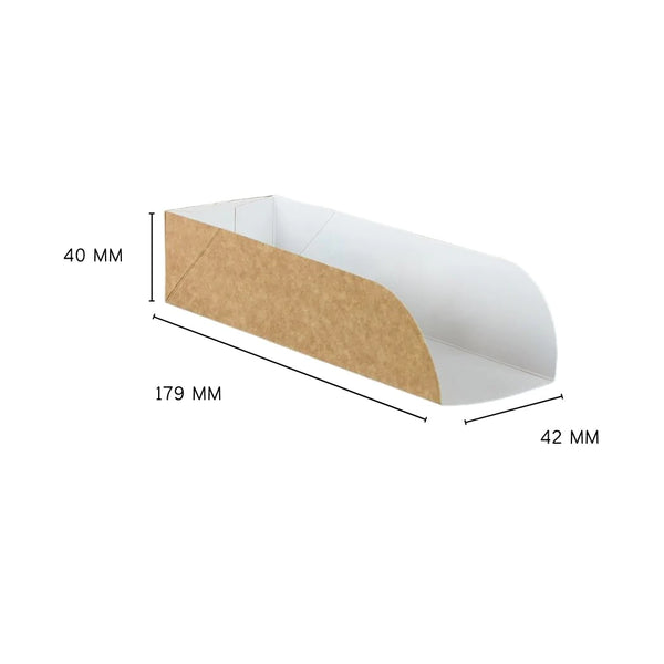 Brown Open Tray 7 Inches