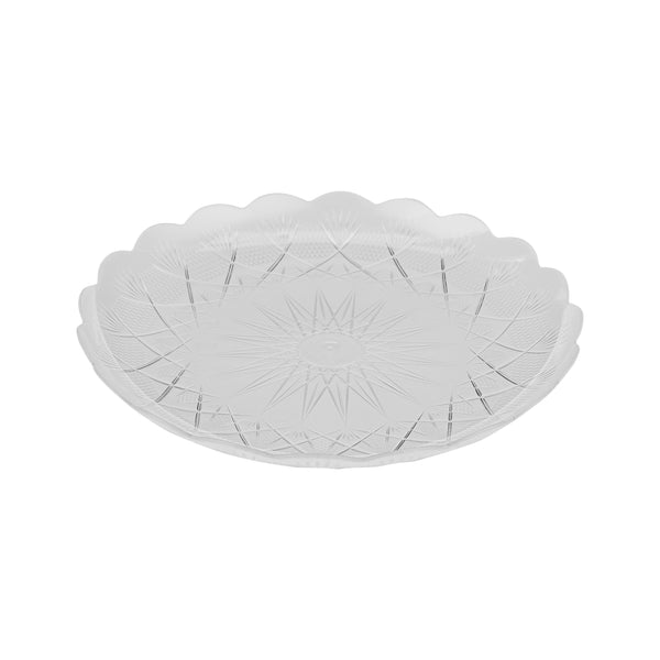 طبق كريستال دائري 21 سم 10 كجم