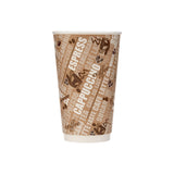 500 pieces 16 Oz Printed Double Wall Paper Cups