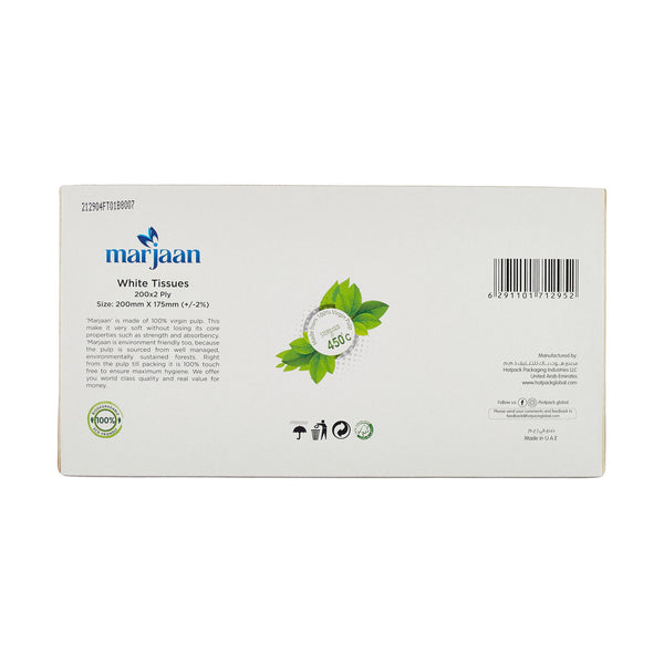 30 Pieces Marjaan Facial Tissue 200 Sheets X 2 Ply