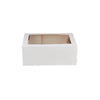 100 Pieces Cup Cake White Window Box