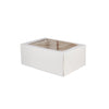 100 Pieces Cup Cake White Window Box