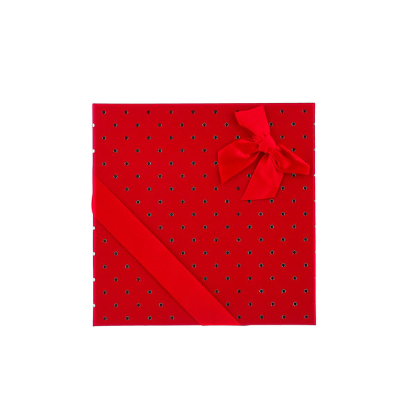 48 Pieces Light Red Square Gift Box -20*20*5 cm
