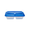 Compartment Clear Microwavable Container with Mixed Color Lid