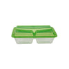 Compartment Clear Microwavable Container with Mixed Color Lid