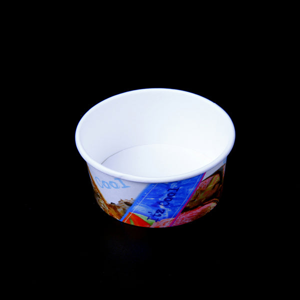 Hotpack | Paper Ice Cream Cups- 750ml (24 Oz) | 500Pieces - Hotpack Bahrain