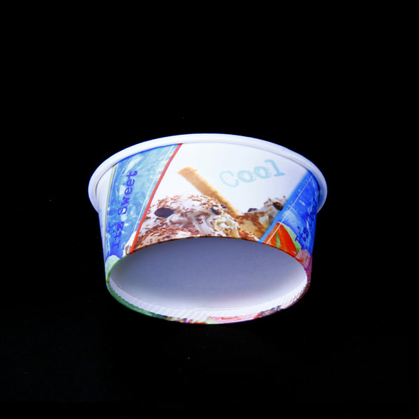 Hotpack | Paper Ice Cream Cups- 750ml (24 Oz) | 500Pieces - Hotpack Bahrain