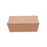 Kraft PE Lunch Box, 195*140*65 mm | 120 Pieces - Hotpack Bahrain