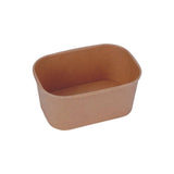 300 Pieces Kraft Rectangular Container with lid