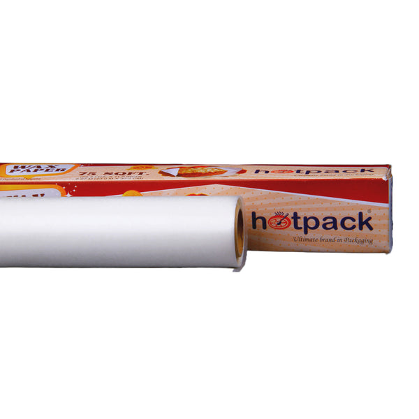 Wax Paper, 75 Sq.Ft12 Rolls - hotpack.bh