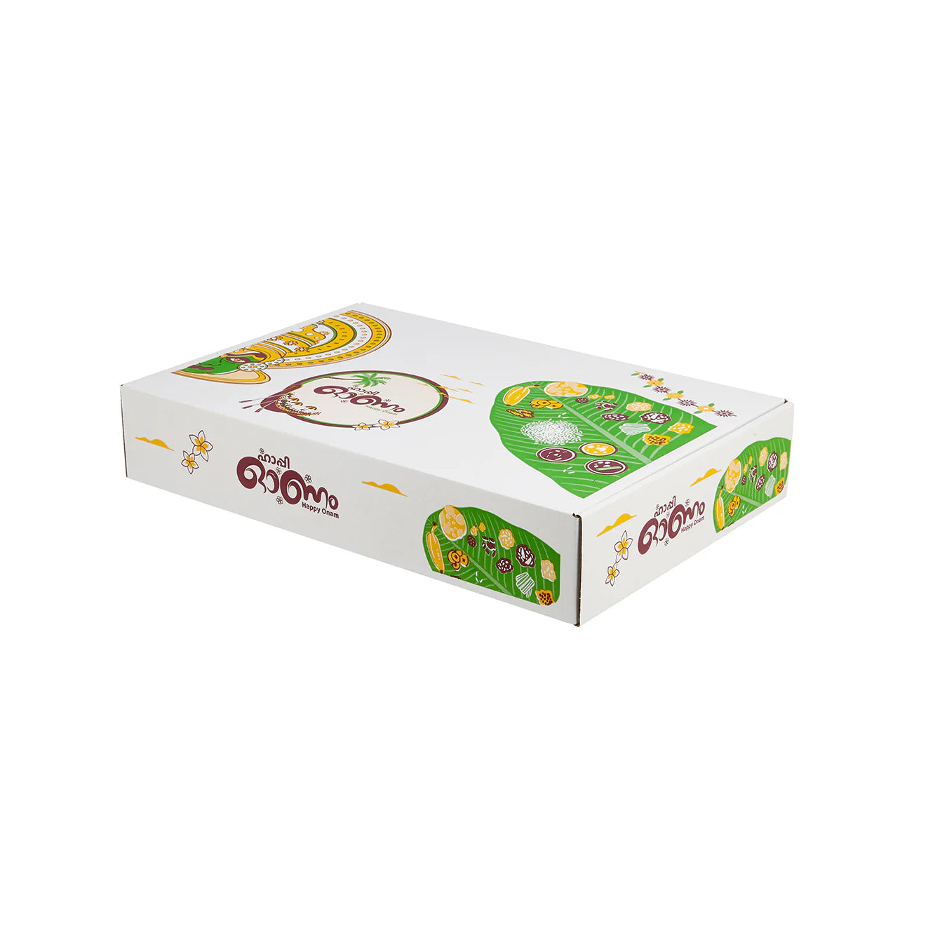 Onam White Meal Box