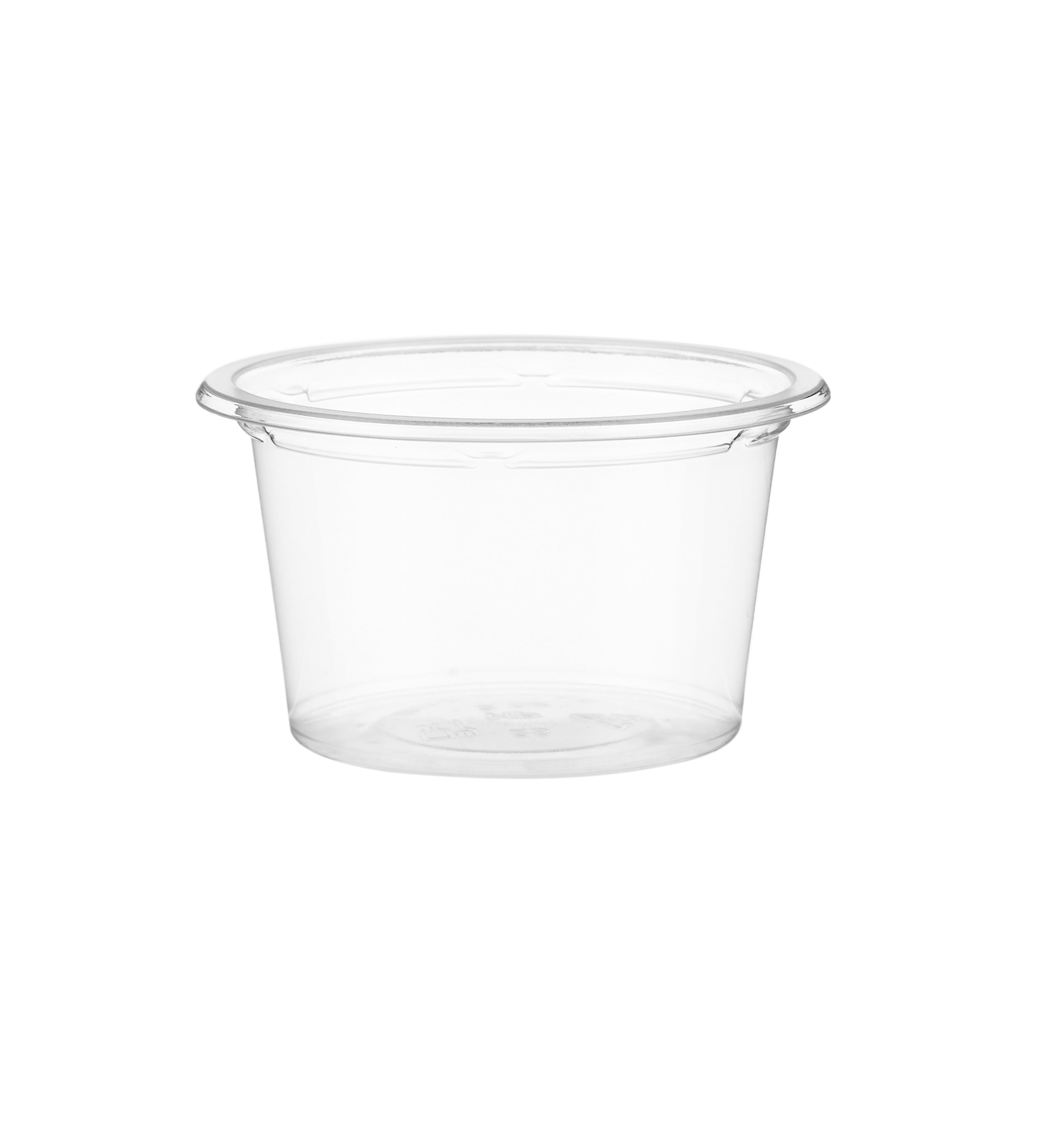 PET Clear 2 Oz Portion Cup With Lid