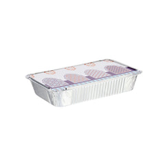 1000 Pieces Aluminium Container with Ramadan Theme (Base + Lid)