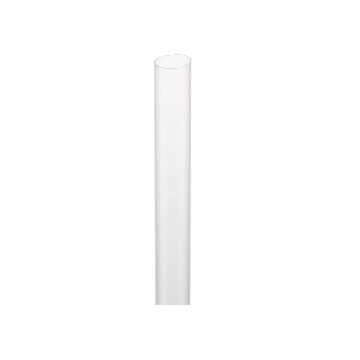 Clear Straight 8mm Plastic Straw With Wrap