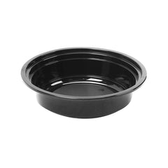 300 Pieces Black Base Round Container 16OZ+LID-156*50