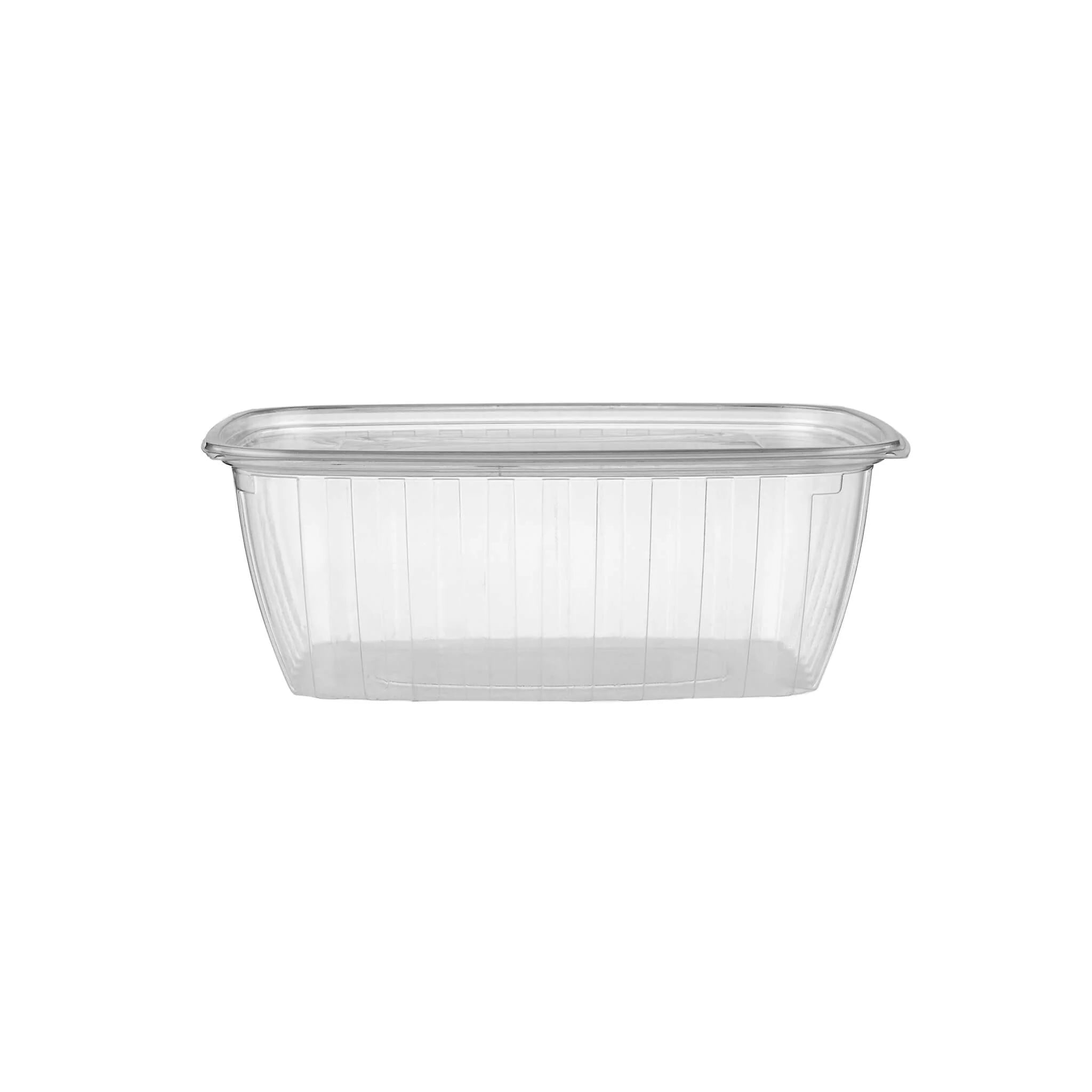 Crystal Clear Rectangular Container With Lid 64 Oz