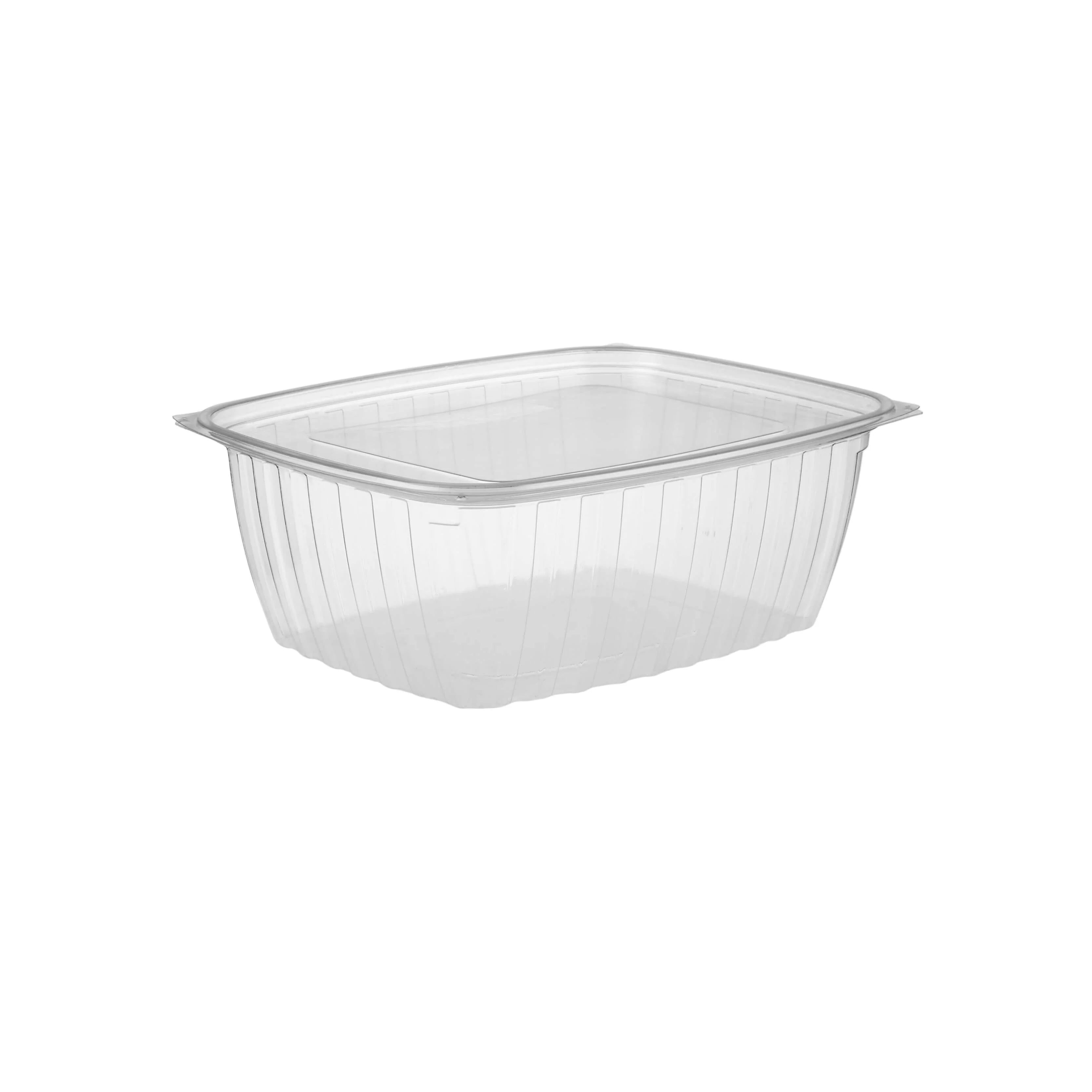 Crystal Clear Rectangular Container With Lid 64 Oz