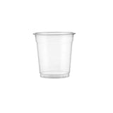 1000 Pieces PET Clear Juice Cup With Lid Options of  78 Diameter