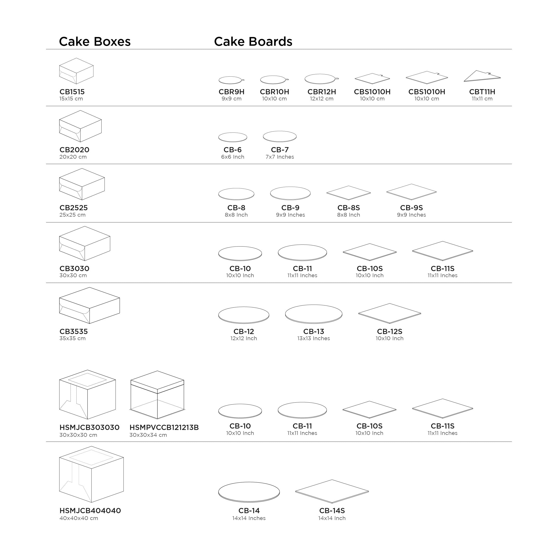 50 Pieces Silver Round Cake Board