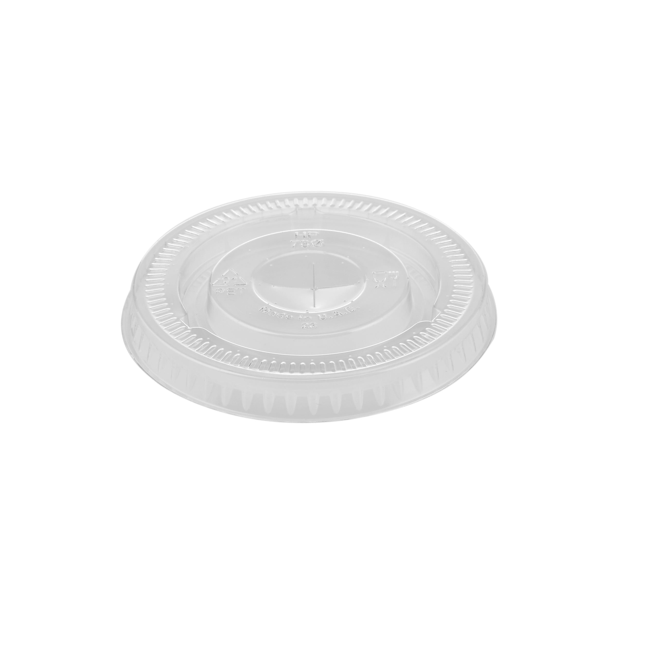 Hotpack Clear PET Cup 78 Diameter With Lid