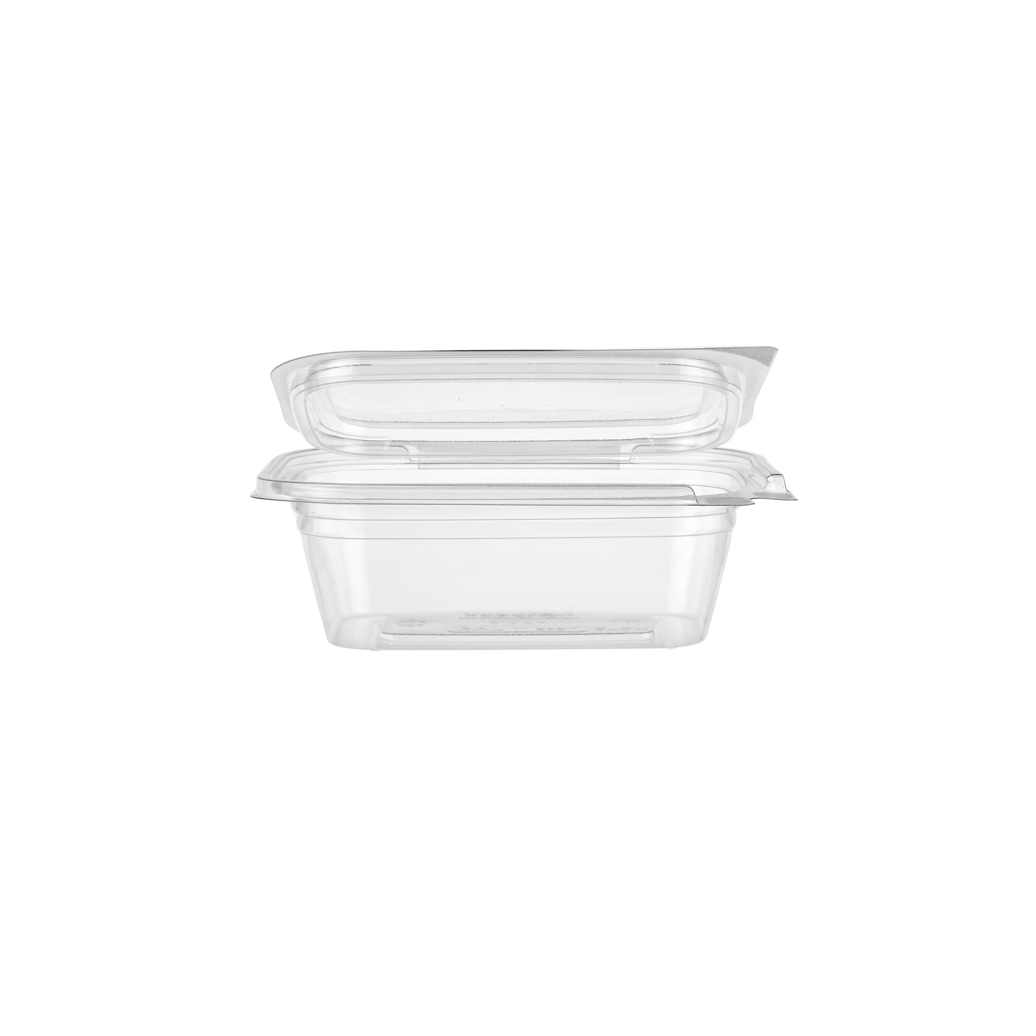 Hinged Square Deli Clear Pet Container