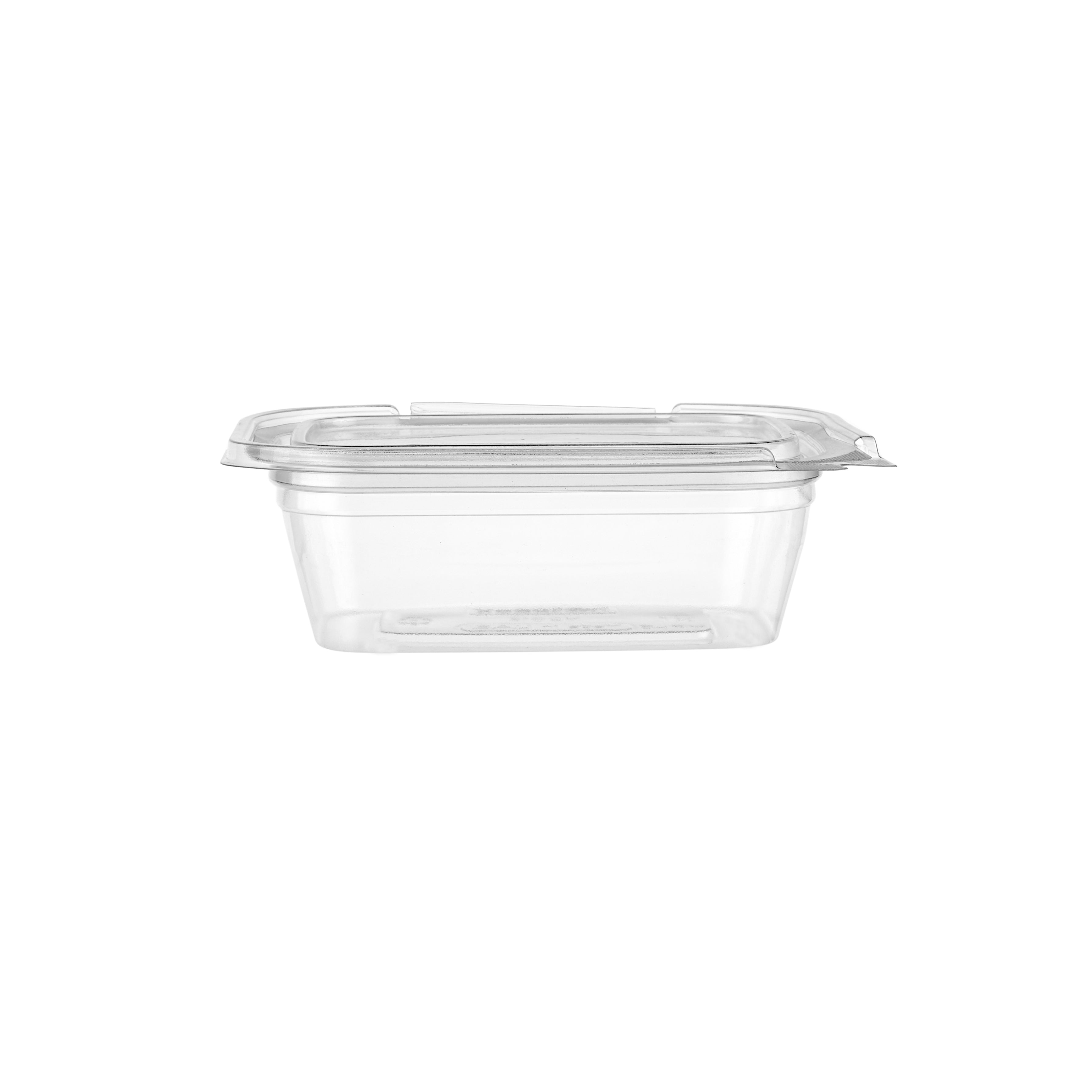 Hinged Square Deli Clear Pet Container