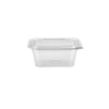 Hinged Square Deli Clear Pet Container