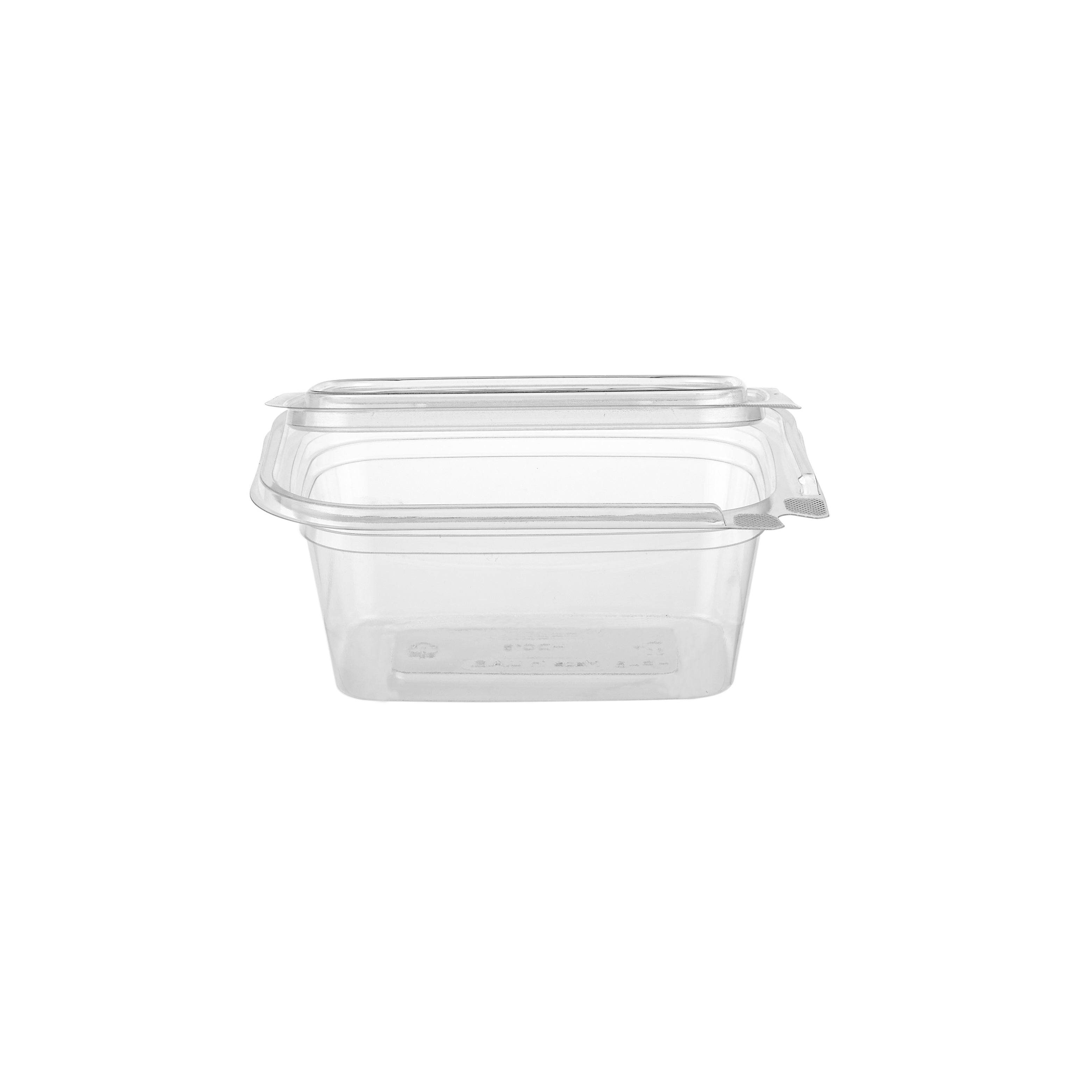 Hinged Square Deli Clear Pet Container