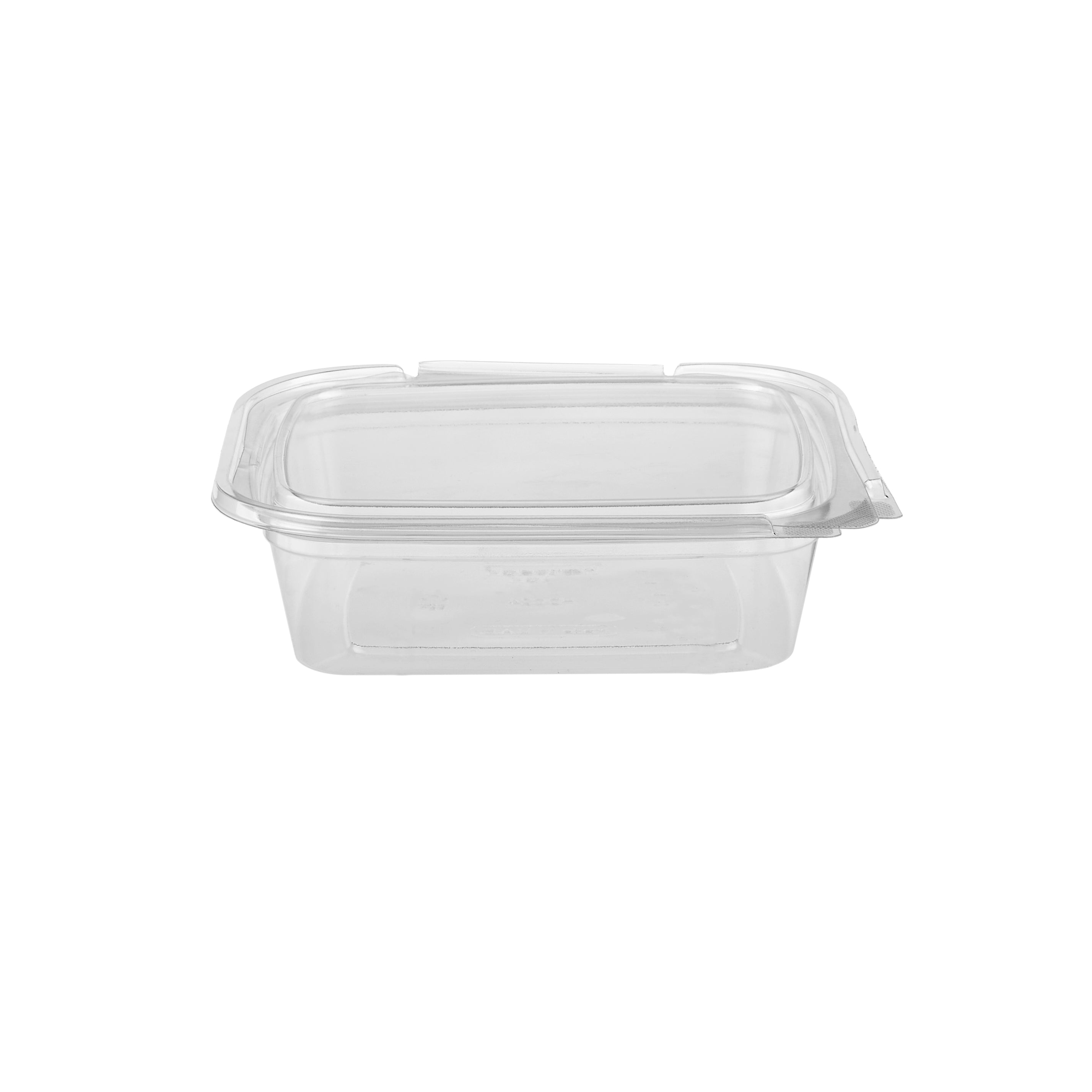 Hinged Square Deli Clear Pet Container