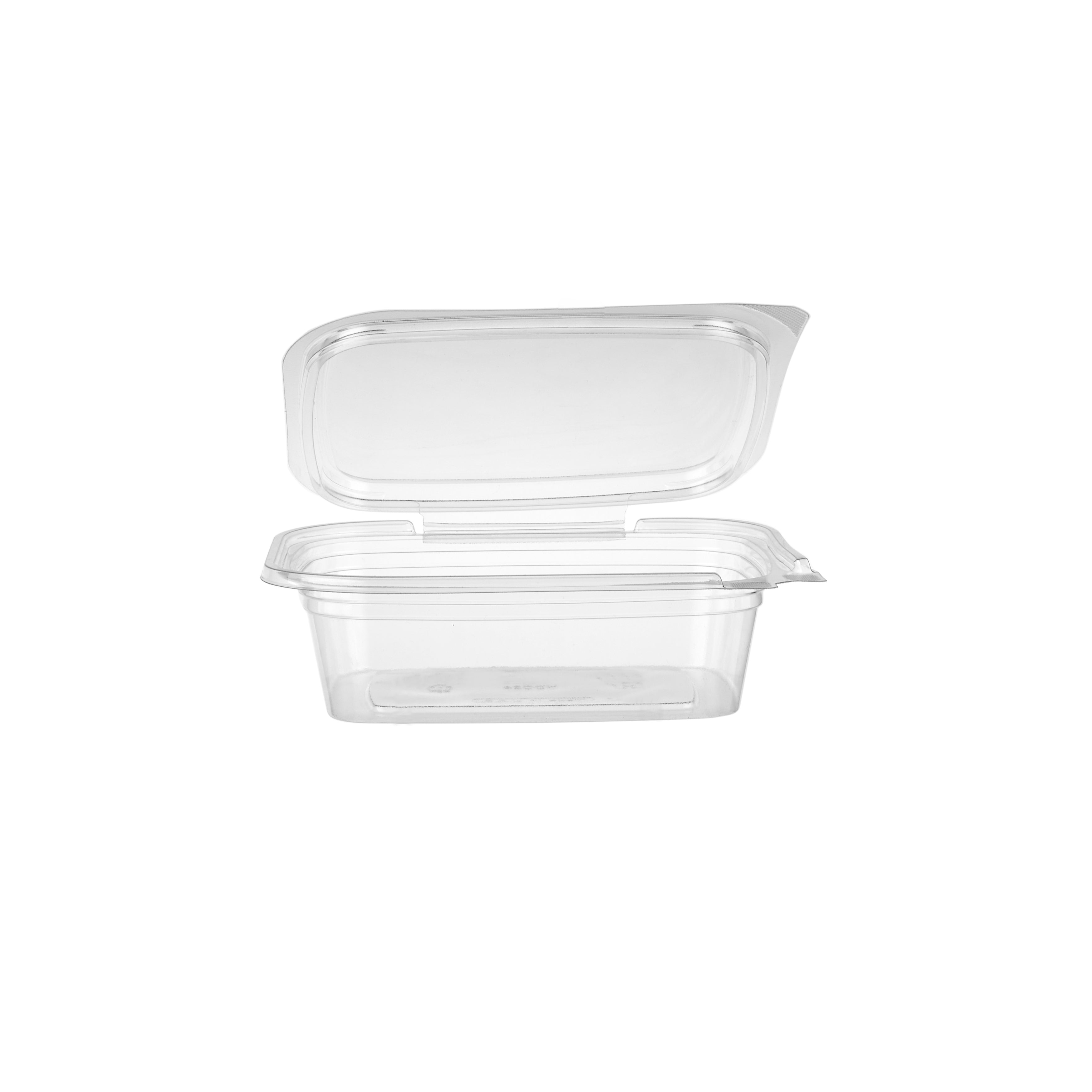 Hinged Square Deli Clear Pet Container