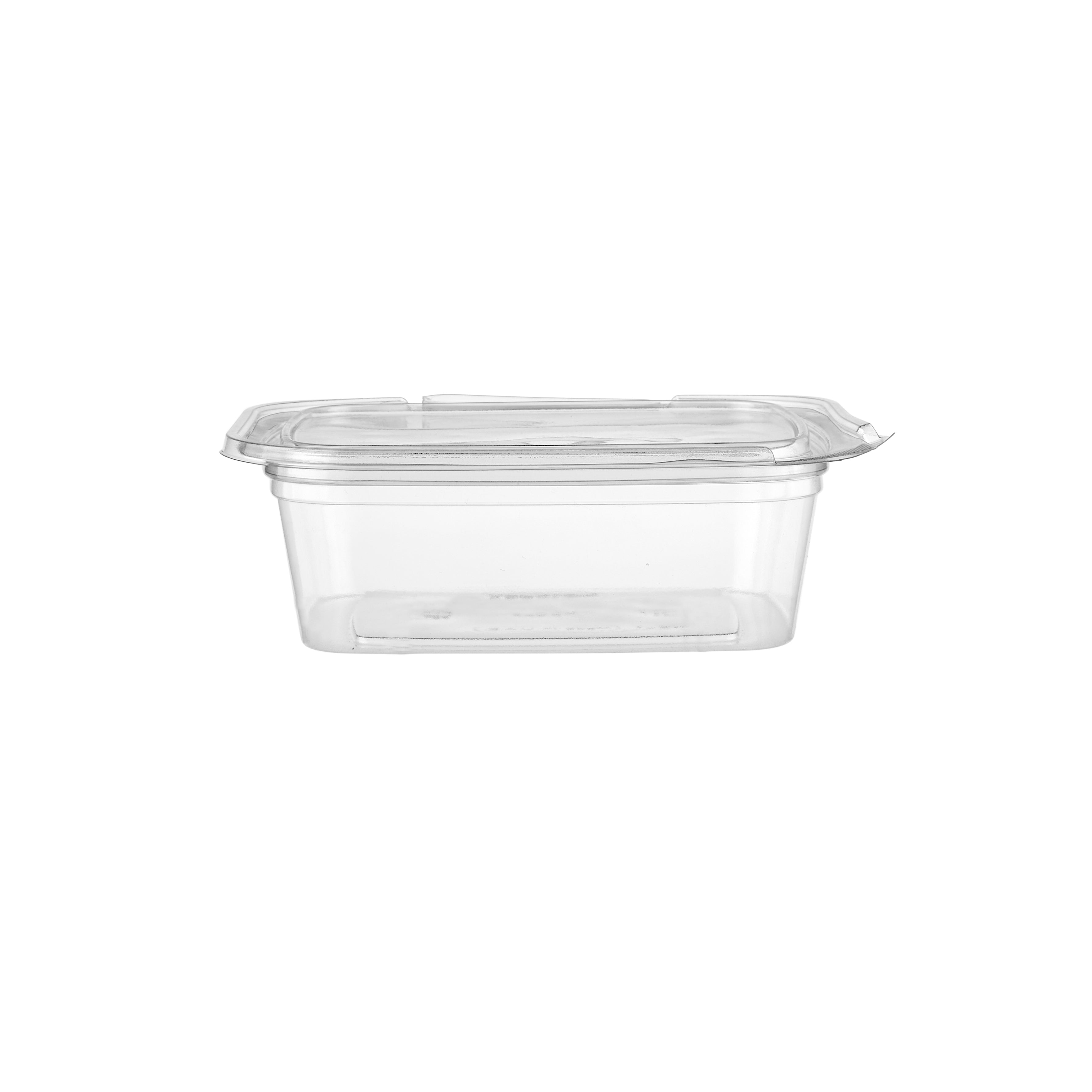 Hinged Square Deli Clear Pet Container