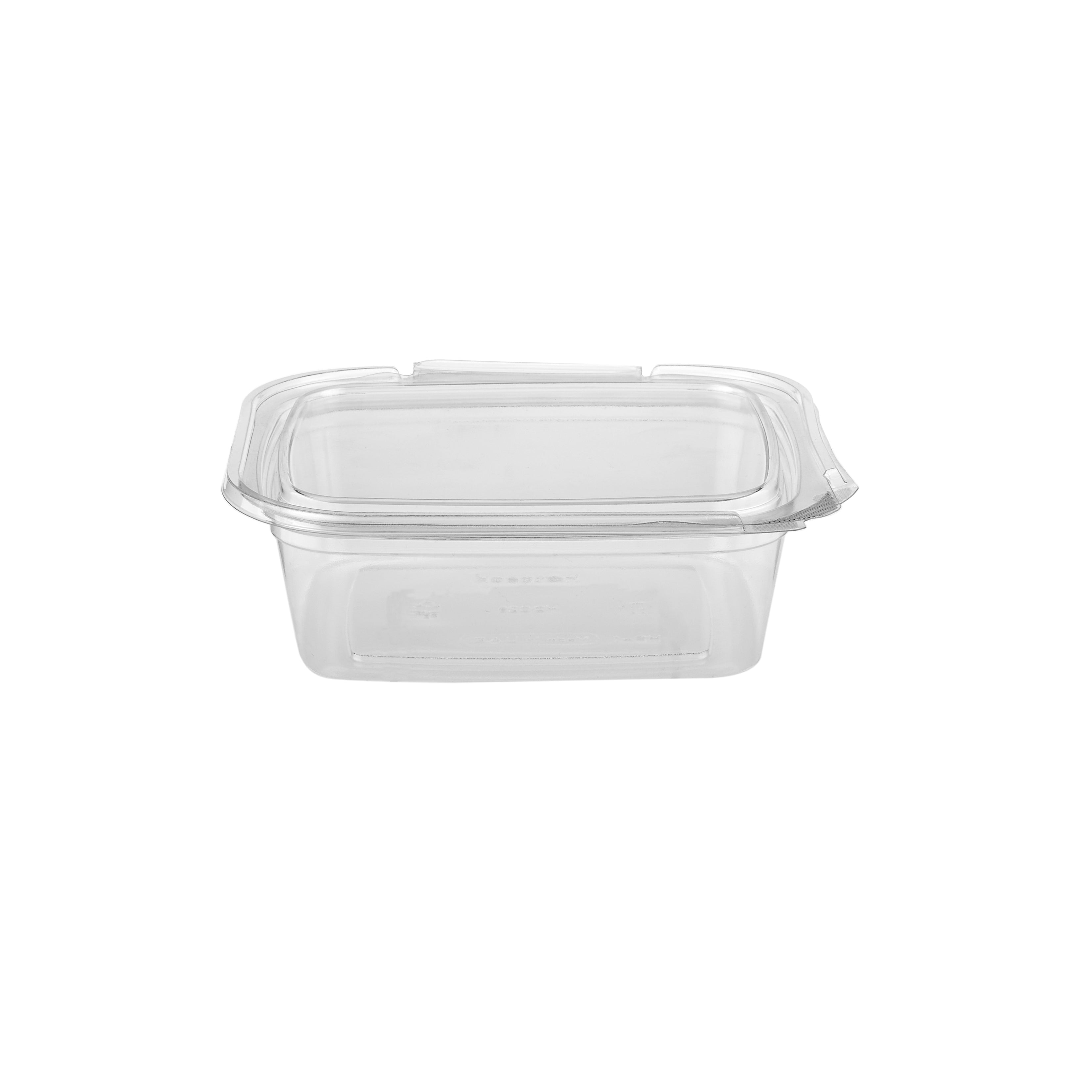 Hinged Square Deli Clear Pet Container