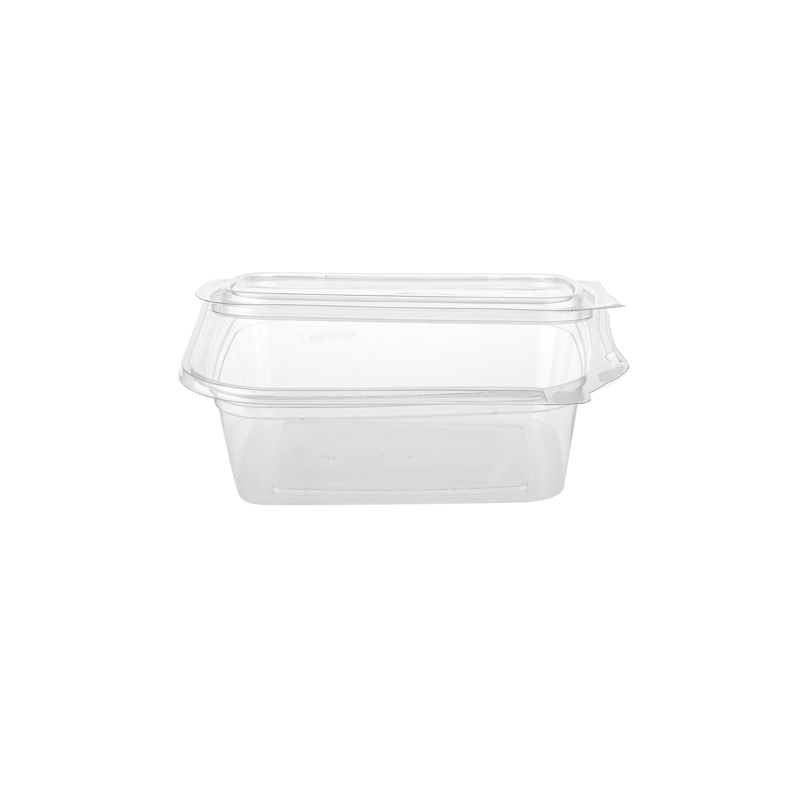 Hinged Square Deli Clear Pet Container