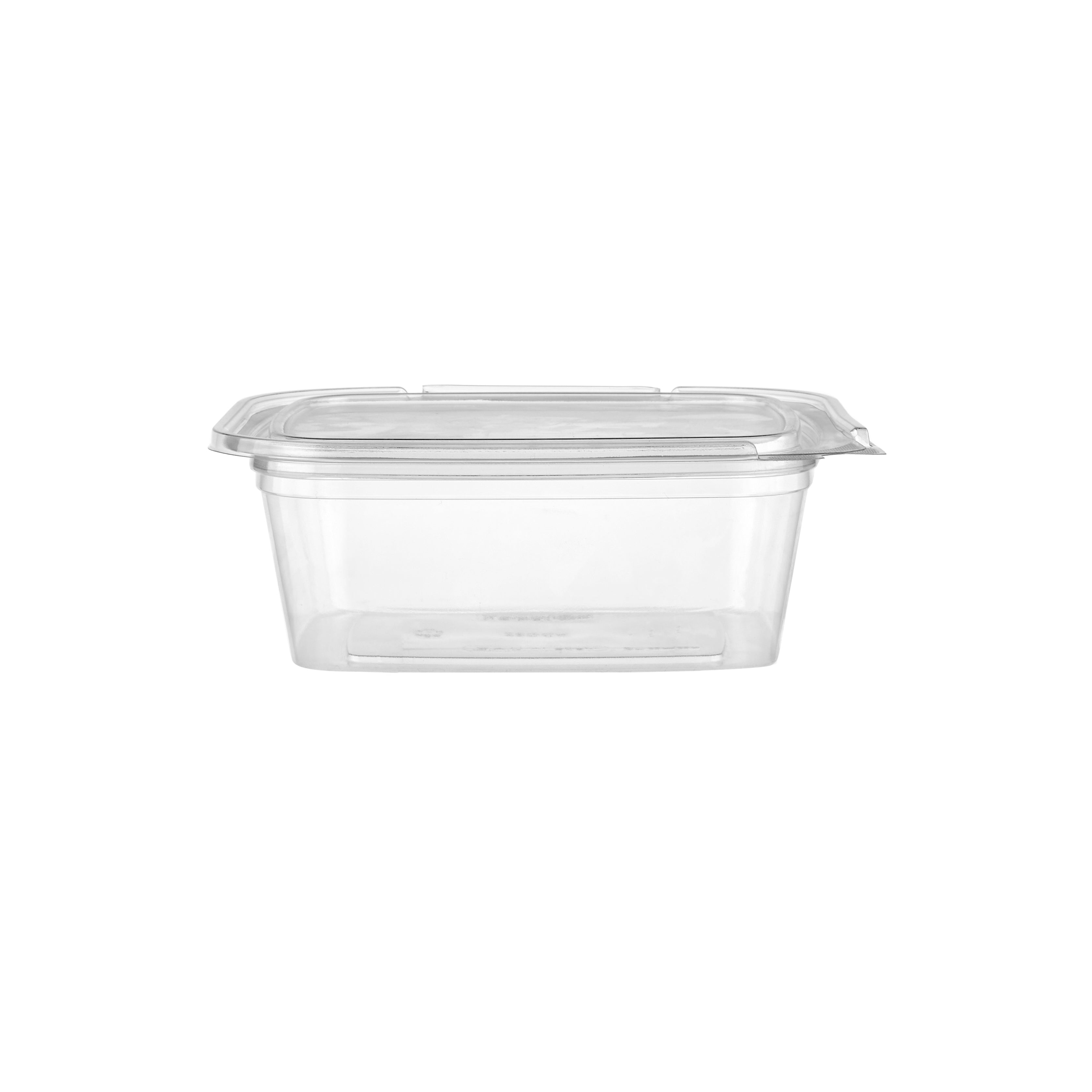 Hinged Square Deli Clear Pet Container