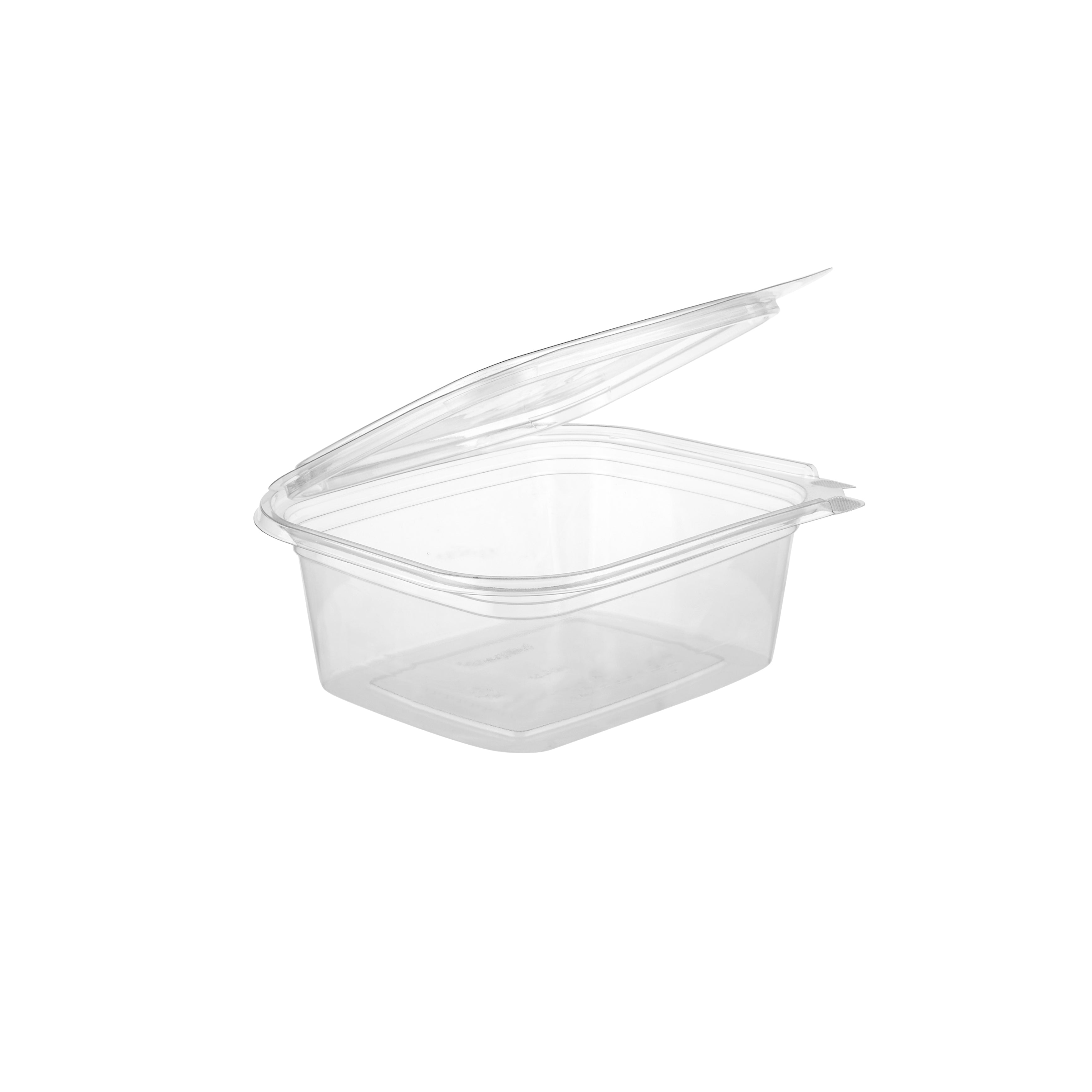 Hinged Square Deli Clear Pet Container