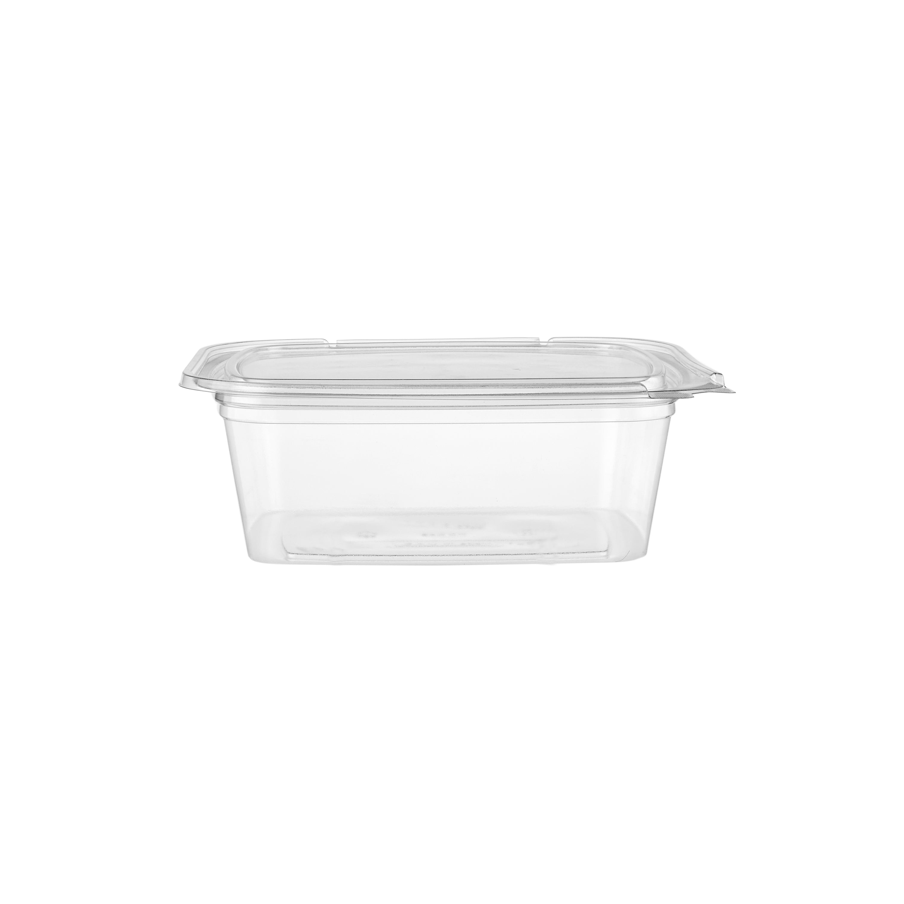 Hinged Square Deli Clear Pet Container