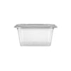 Hinged Square Deli Clear Pet Container