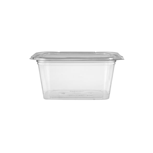 Hinged Square Deli Clear Pet Container