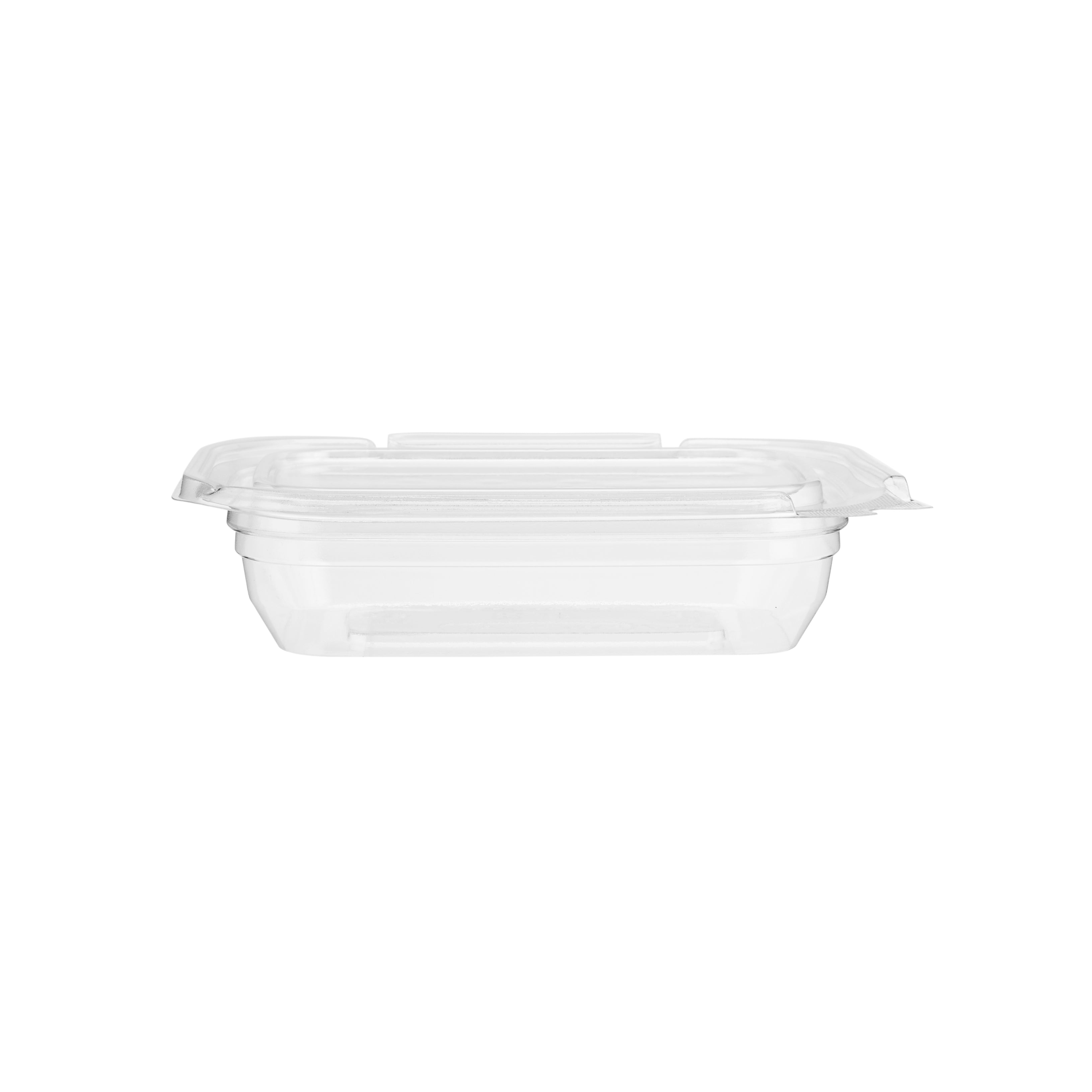 Hinged Square Deli Clear Pet Container