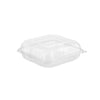 Clear Square Hinged Container