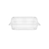 Clear Square Hinged Container