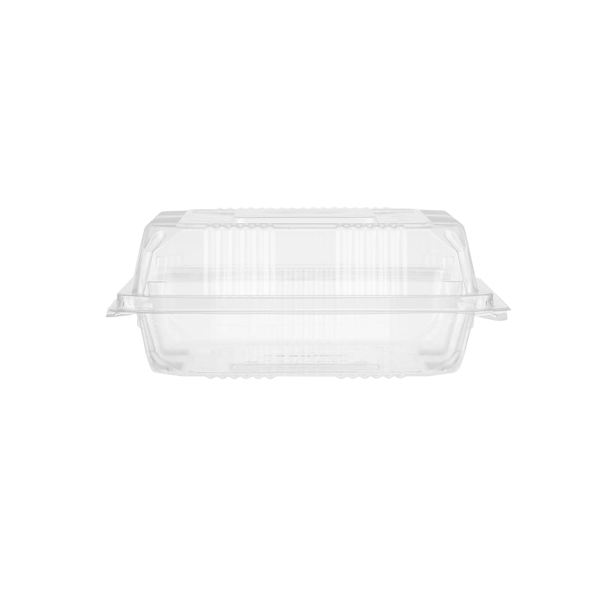 Clear Square Hinged Container