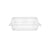 Clear Square Hinged Container