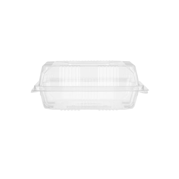 Clear Square Hinged Container
