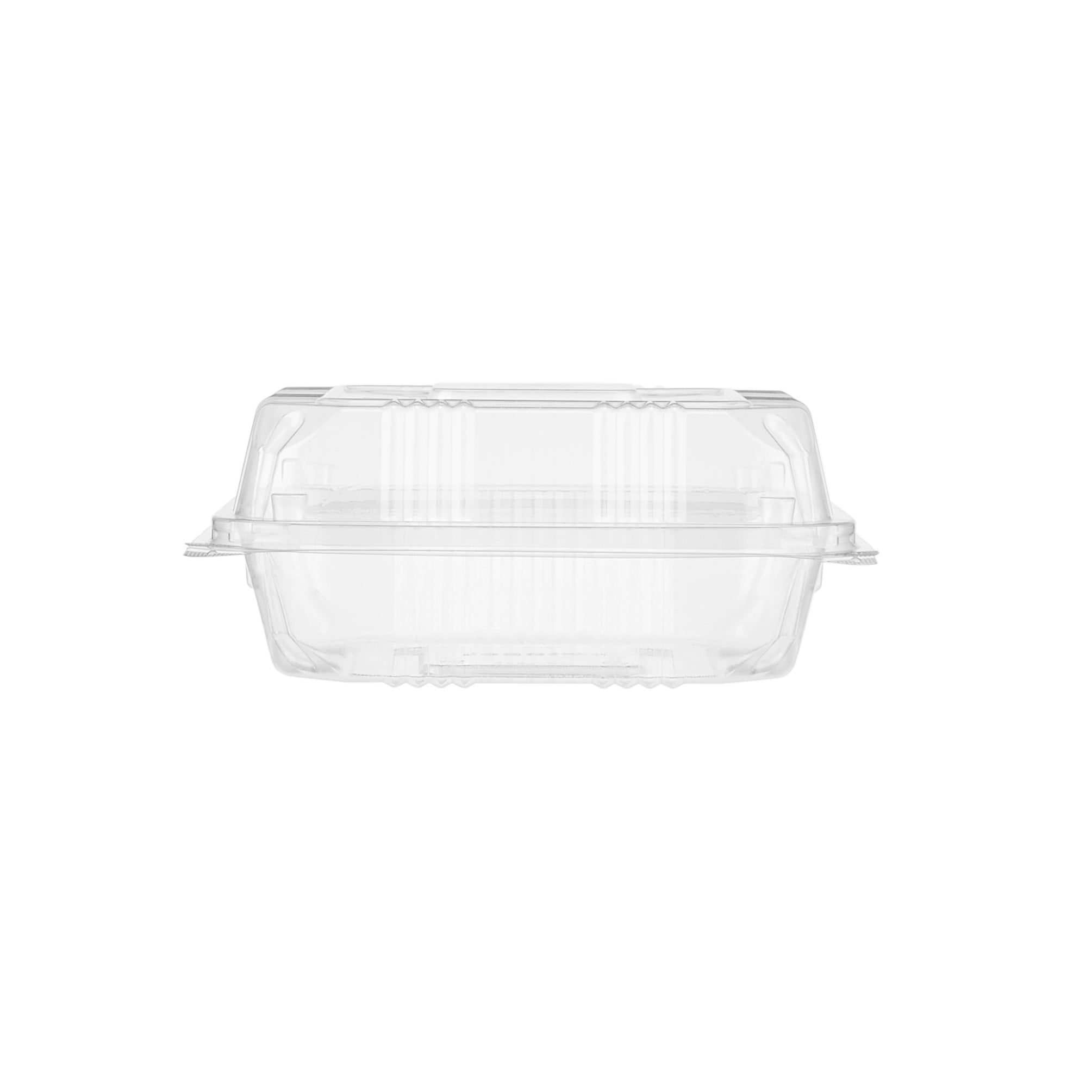 Clear Square Hinged Container