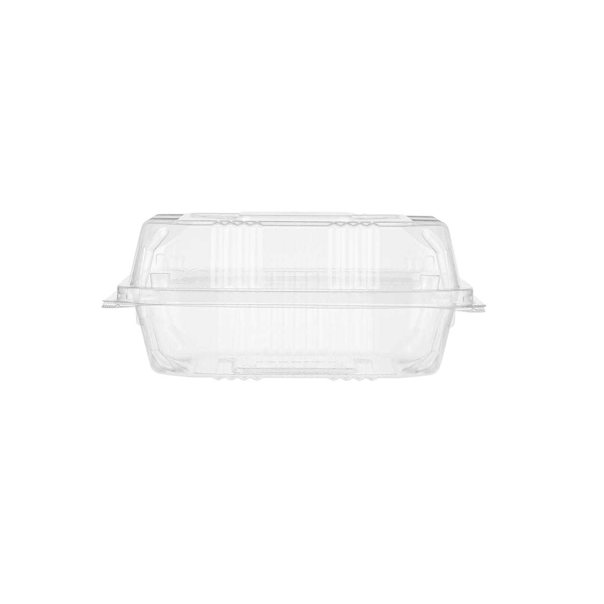 Clear Square Hinged Container