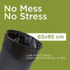 Black Heavy Duty Garbage Bag Roll 65x95 Cm-450 Pieces